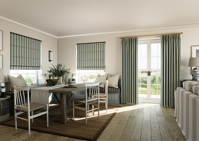 The British Stripe Co. Charles, Derwent No.1 - Roman Blind - Image 6